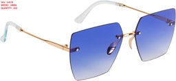 UL88 ECO (UL88 ECO) SUNGLASSES Sunglasses 18004(SUNGLASS COLOR CODE: Gold Blue,SUNGLASS BOX SIZE (MM): 54.0)
